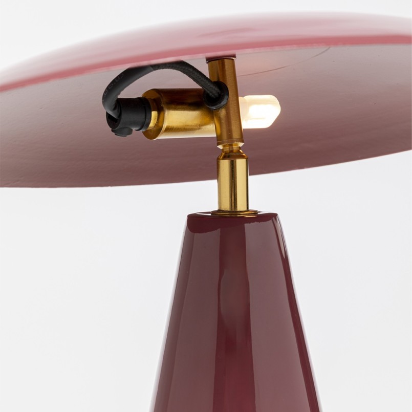 Lampe rétro en acier violet - Fungo Flat - Kare Design