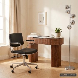 Draaibare Bureaustoel Dottore zwart Kare Design