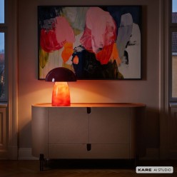 Table Lamp Fungo 37cm raspberry Kare Design