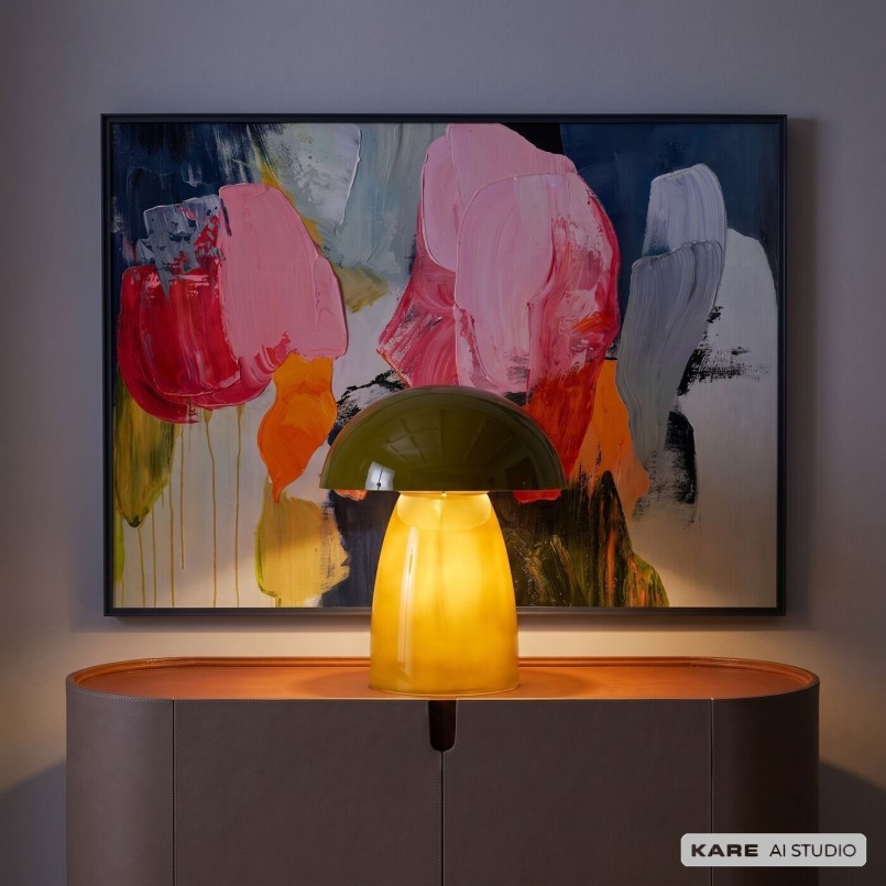 Table Lamp Fungo 37cm green Kare Design