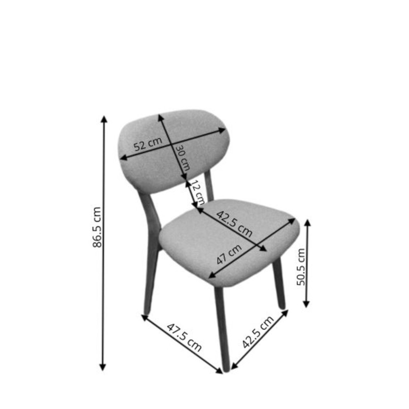 Stoel Ida grijs Kare Design