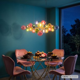 Pendant Lamp Scala Balls multicolored Kare Design