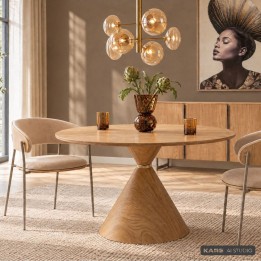 Table Cono Ø120cm oak Kare Design