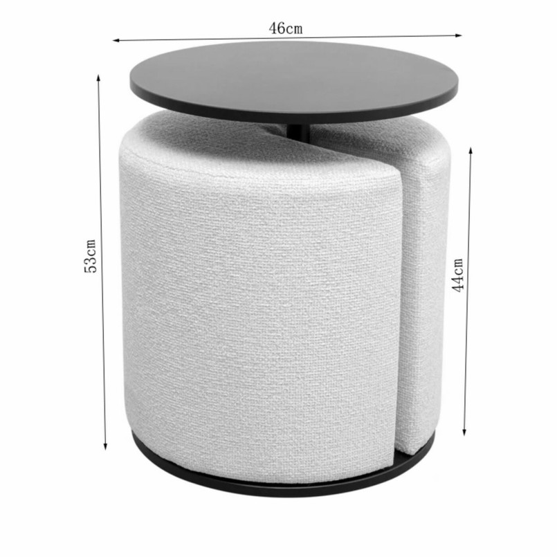 Side Table and Stool Better Together tiger Kare Design
