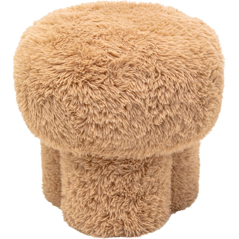 Stool Softy Ø49cm taupe Kare Design