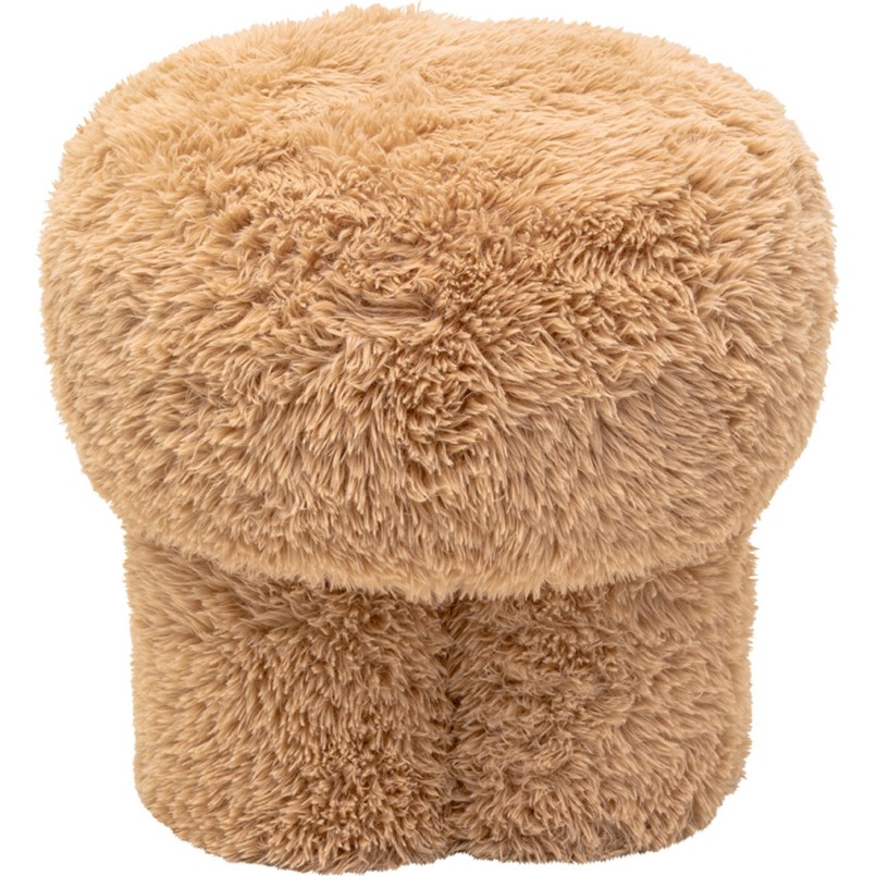 Stool Softy Ø49cm taupe Kare Design