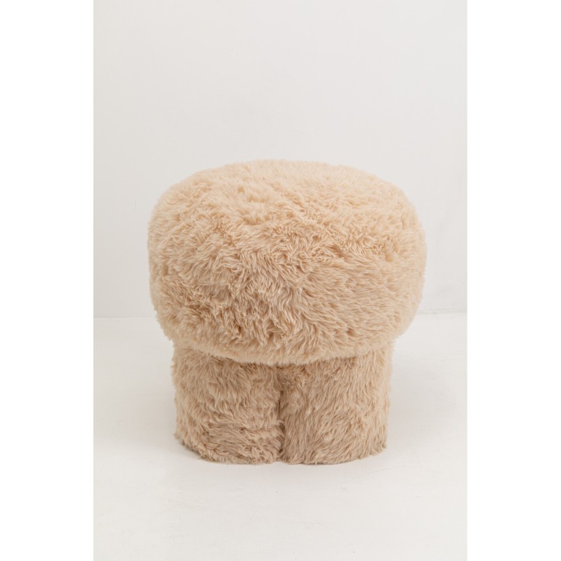 Stool Softy Ø49cm beige Kare Design