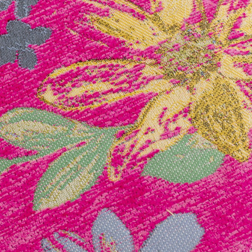 Tabouret rose à fleurs - Flower Fever - Kare Design