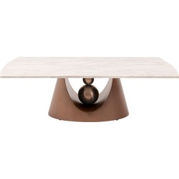 Table basse rectangulaire design en grès - Geraldo - Kare Design