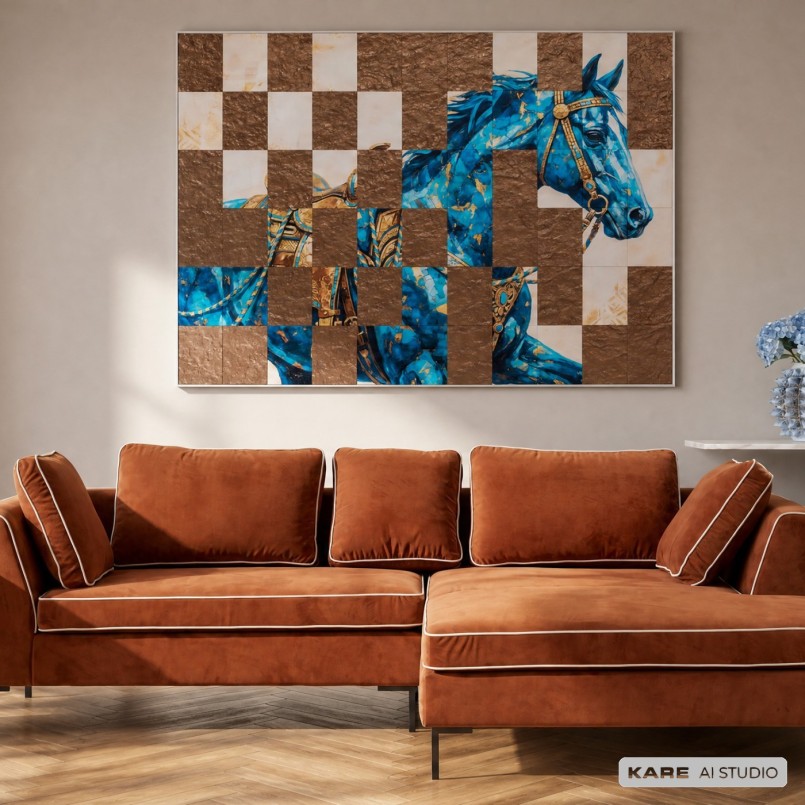 Brown Velvet Corner Sofa - Gianni - Kare Design