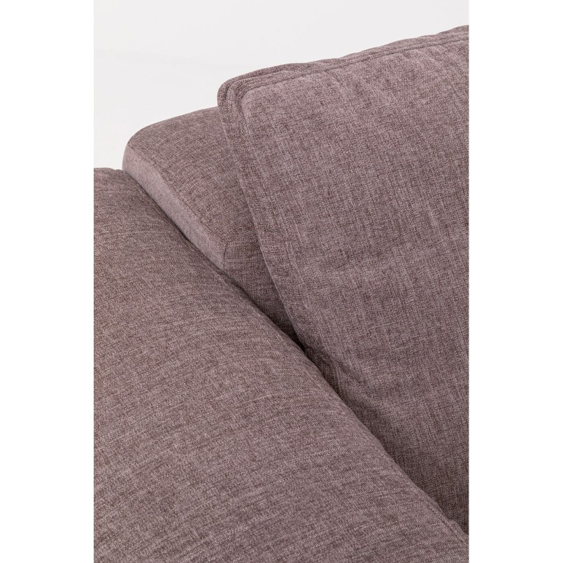 Canapé 3-places Gonzo gris marron 239cm