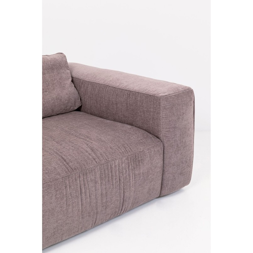 Canapé 3-places Gonzo gris marron 239cm