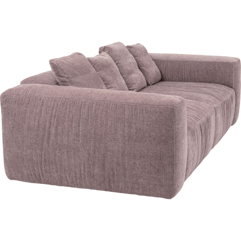 Canapé 3-places Gonzo gris marron 239cm