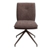 Chaise pivotante Hilla marron