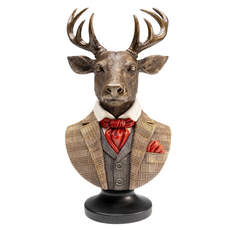 Decorative deer bust in a suit - Kare Design