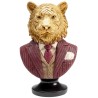 Déco buste de tigre en costume - Kare Design