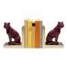 Serre-livres dorés tigres violets - Kare Design