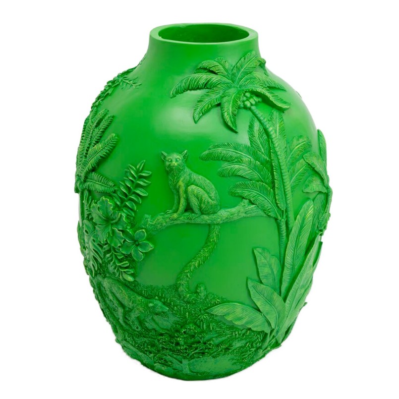 Vase jungle en relief - Tropical - Kare Design