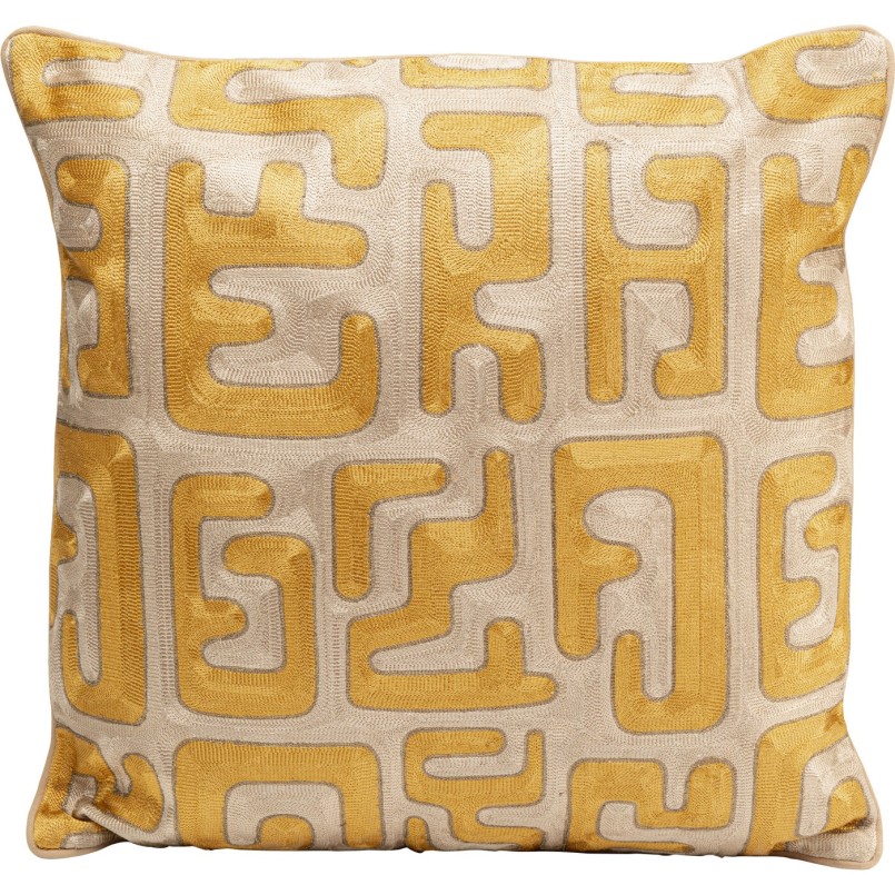 Cushion Meander gold Kare Design