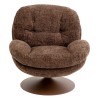 Fauteuil pivotant marron - Cosy - Kare Design