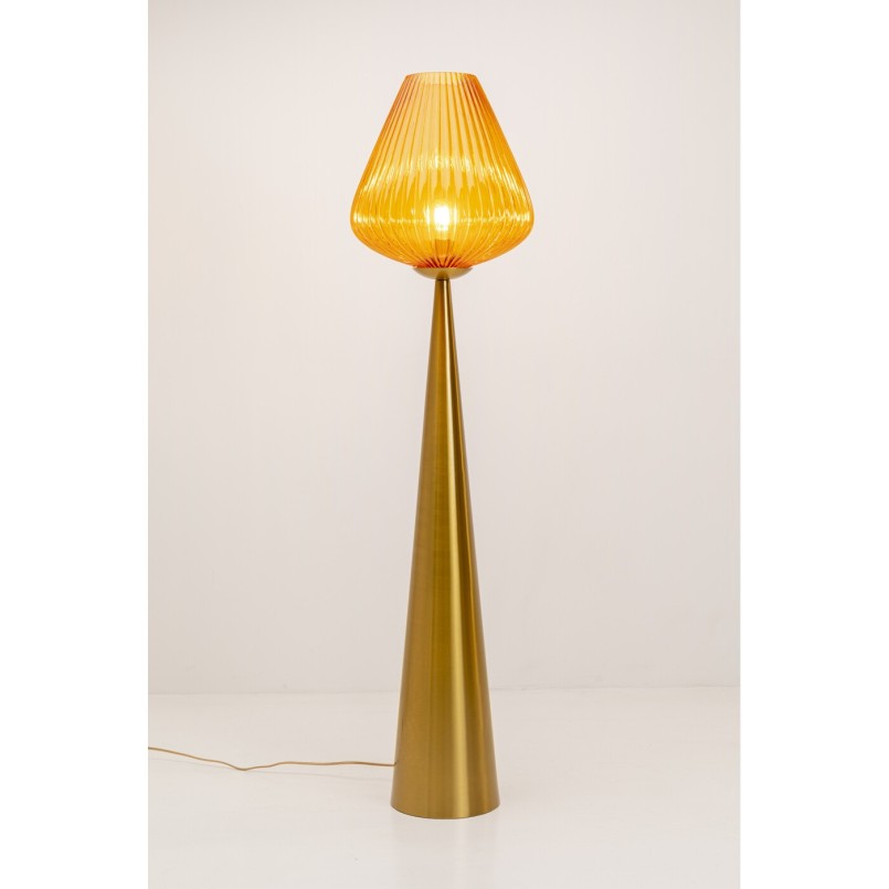 Vloerlamp Genie 150cm oranje Kare Design