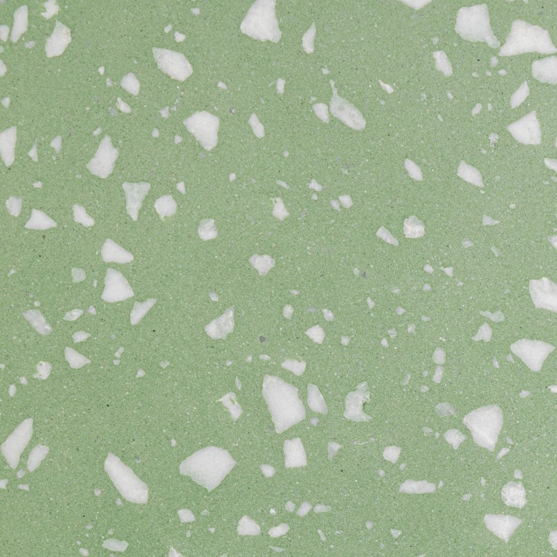 Table d'appoint terrazzo verte - Amore - Kare Design