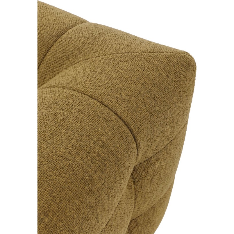 Linker hoekbank in oker fluweel - Salamanca - Kare Design
