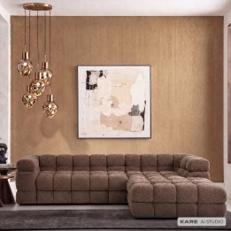 Brown Corner Sofa - Salamanca - Kare Design