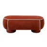 Banquette Phoebe marron 121cm