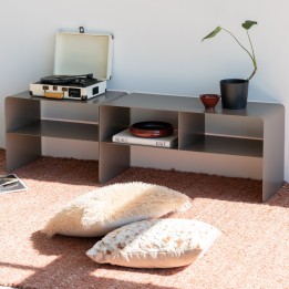 Salontafel Lounge 58x37cm taupe Kare Design