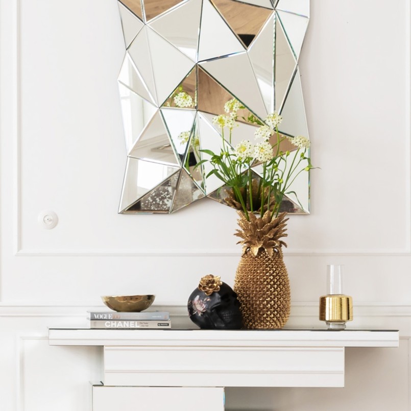 Déco crâne noir avec fleurs - Kare Design