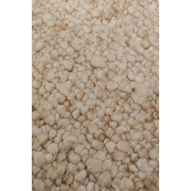 Tapis en polyester crème - Boucara - Kare Design