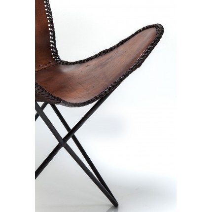 Armchair Butterfly Brown Econo Kare Design