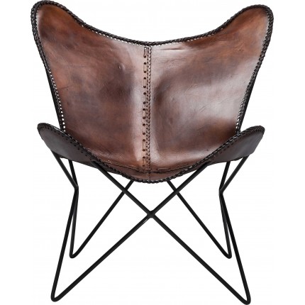 Armchair Butterfly Brown Econo Kare Design