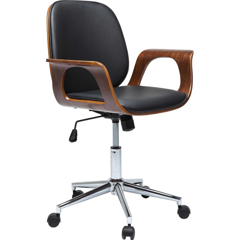 Chaise de bureau Patron noyer Kare Design