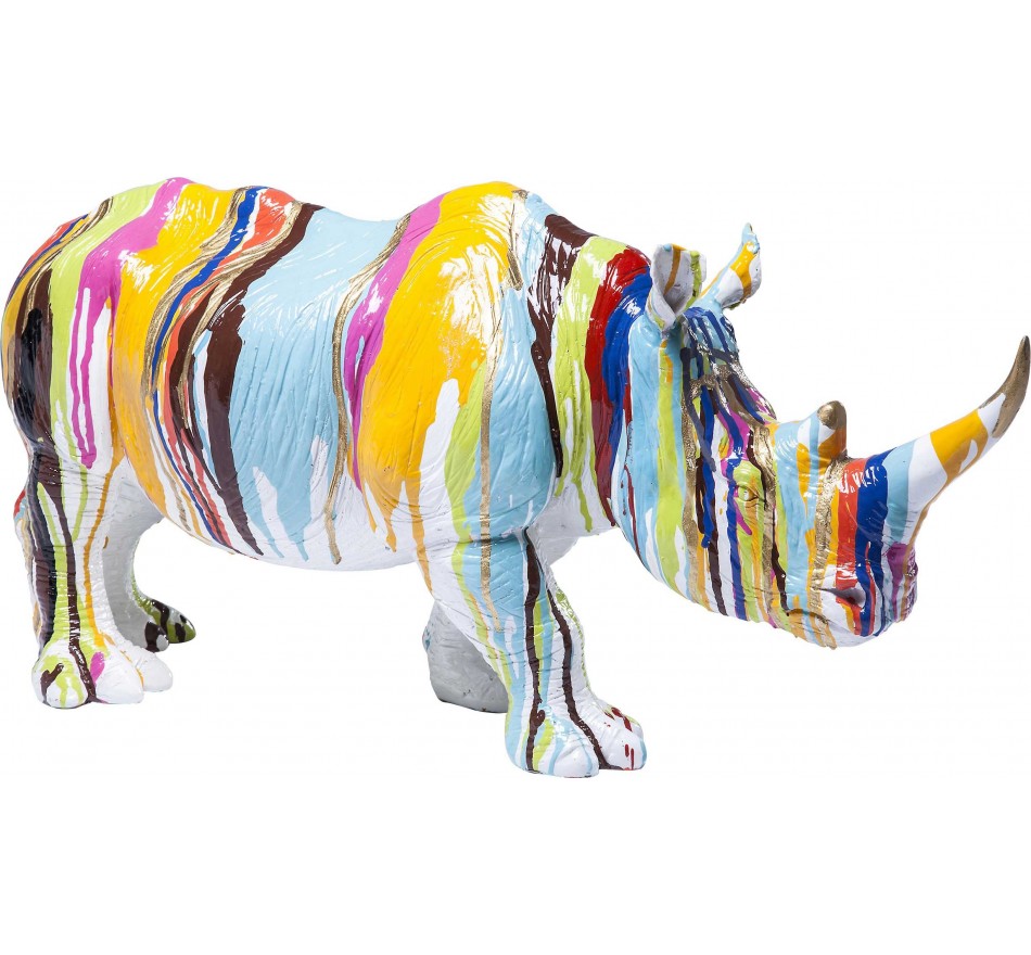 Woonaccessoires rhino verfdruppels 55cm Kare Design