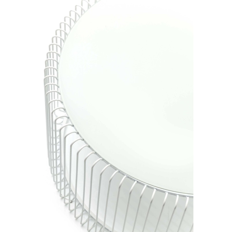 Table basse Wire blanche 2/set Kare Design