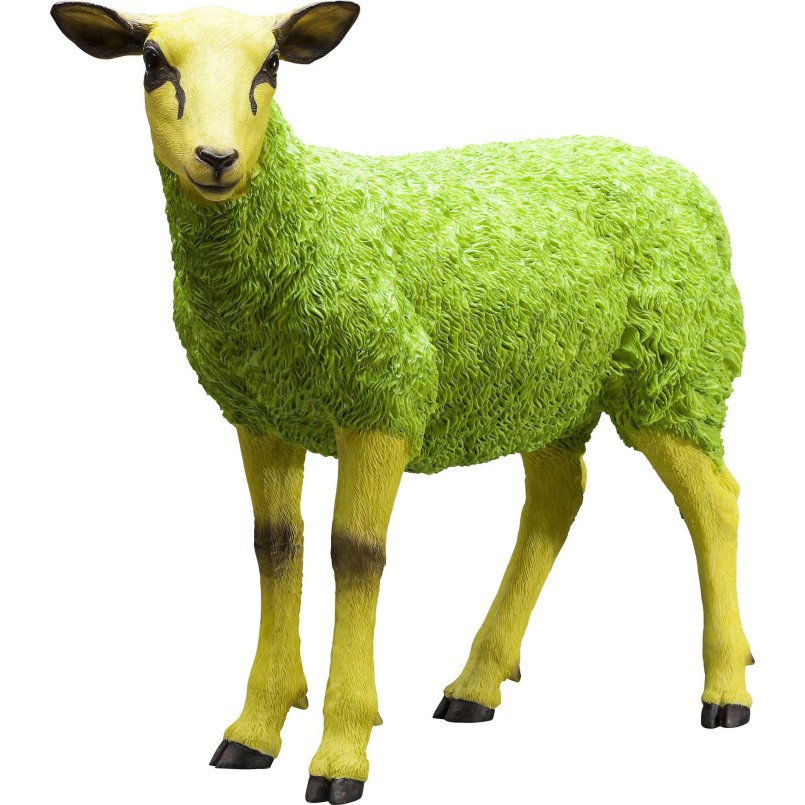 Deco Figurine Sheep Colore Green Kare Design