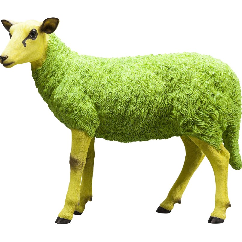 Deco Figurine Sheep Colore Green Kare Design