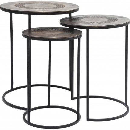 Tables d'appoint Marrakesh set de 3 Kare Design Tables d'appoint Marrakesh set de 3 Kare Design
