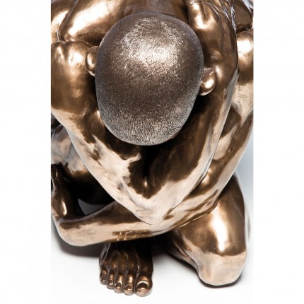Deco Nude Man Hug Bronze 54cm Kare Design