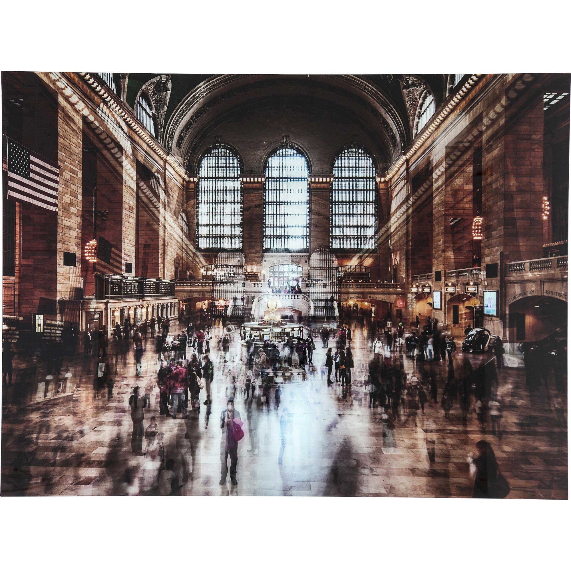 Picture Glass Grand Central Station 120x160cm Kare Design