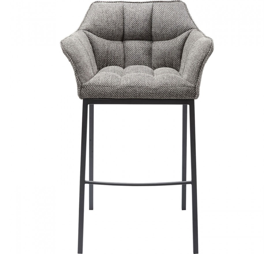 Contemporary grey bar stool Thinktank Quattro Kare Design
