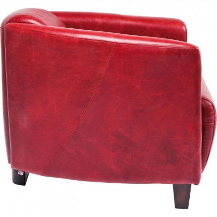 Fauteuil Cigar Lounge rouge Kare Design