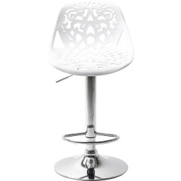 Tabouret de Bar Ornament blanc Kare Design 