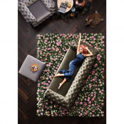 Sofa My Desire fluweel 3-zitsbank kaki Kare Design