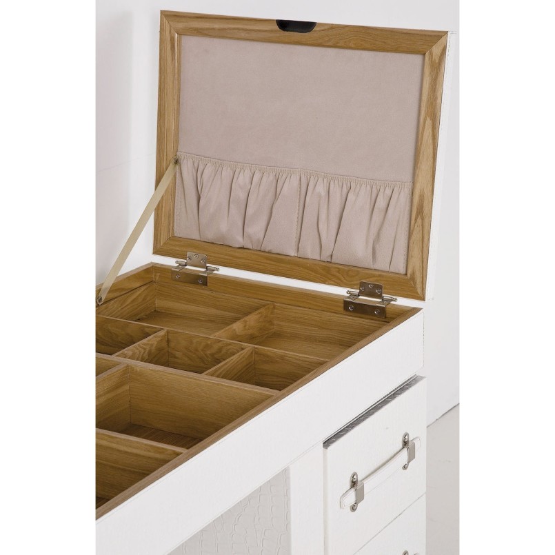 Coiffeuse Combinaison Diva (rangements + siege) Kare Design