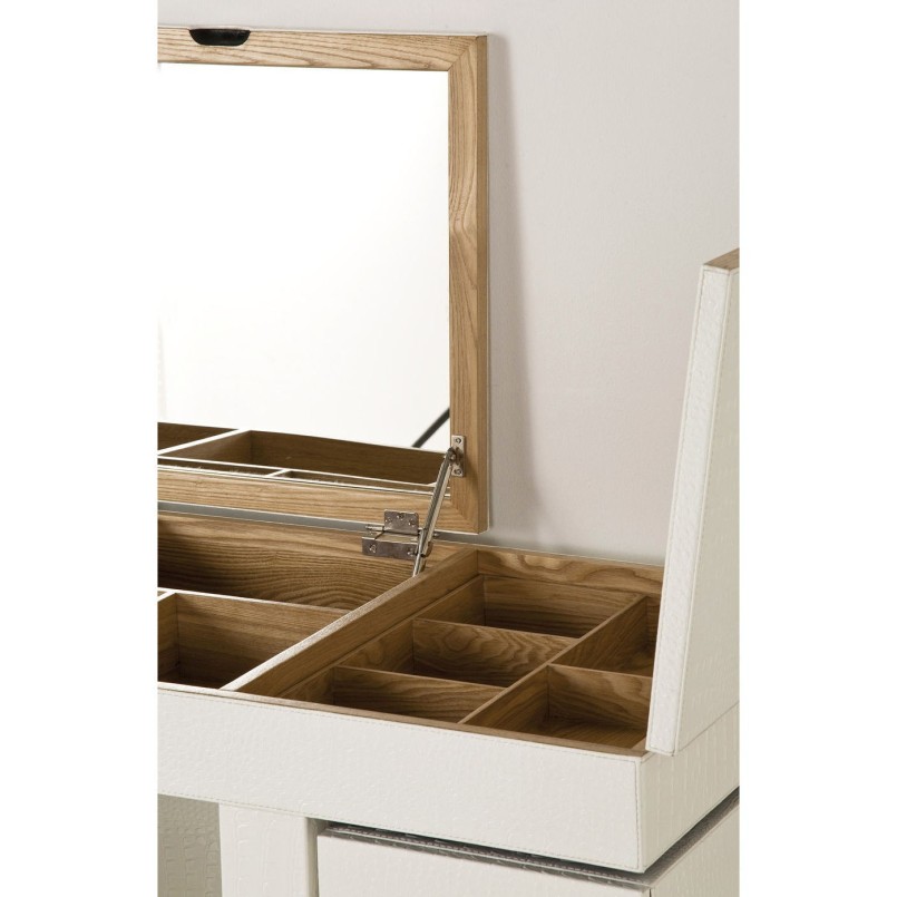 Coiffeuse Combinaison Diva (rangements + siege) Kare Design