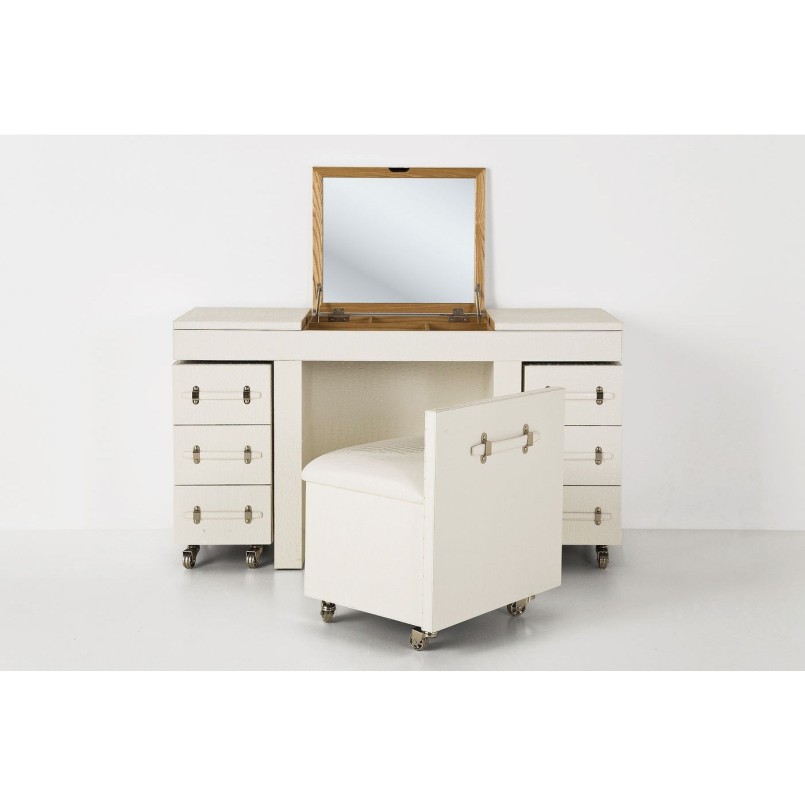Coiffeuse Combinaison Diva (rangements + siege) Kare Design