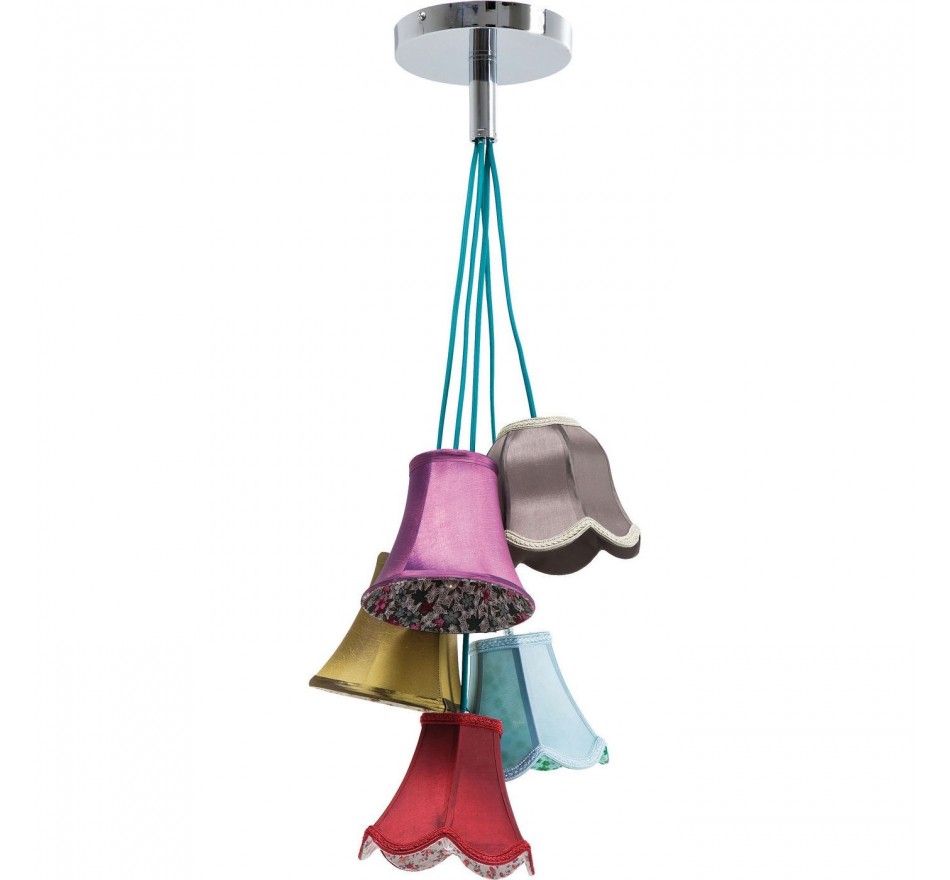 Hanglamp Saloon Flowers 5 Kare Design